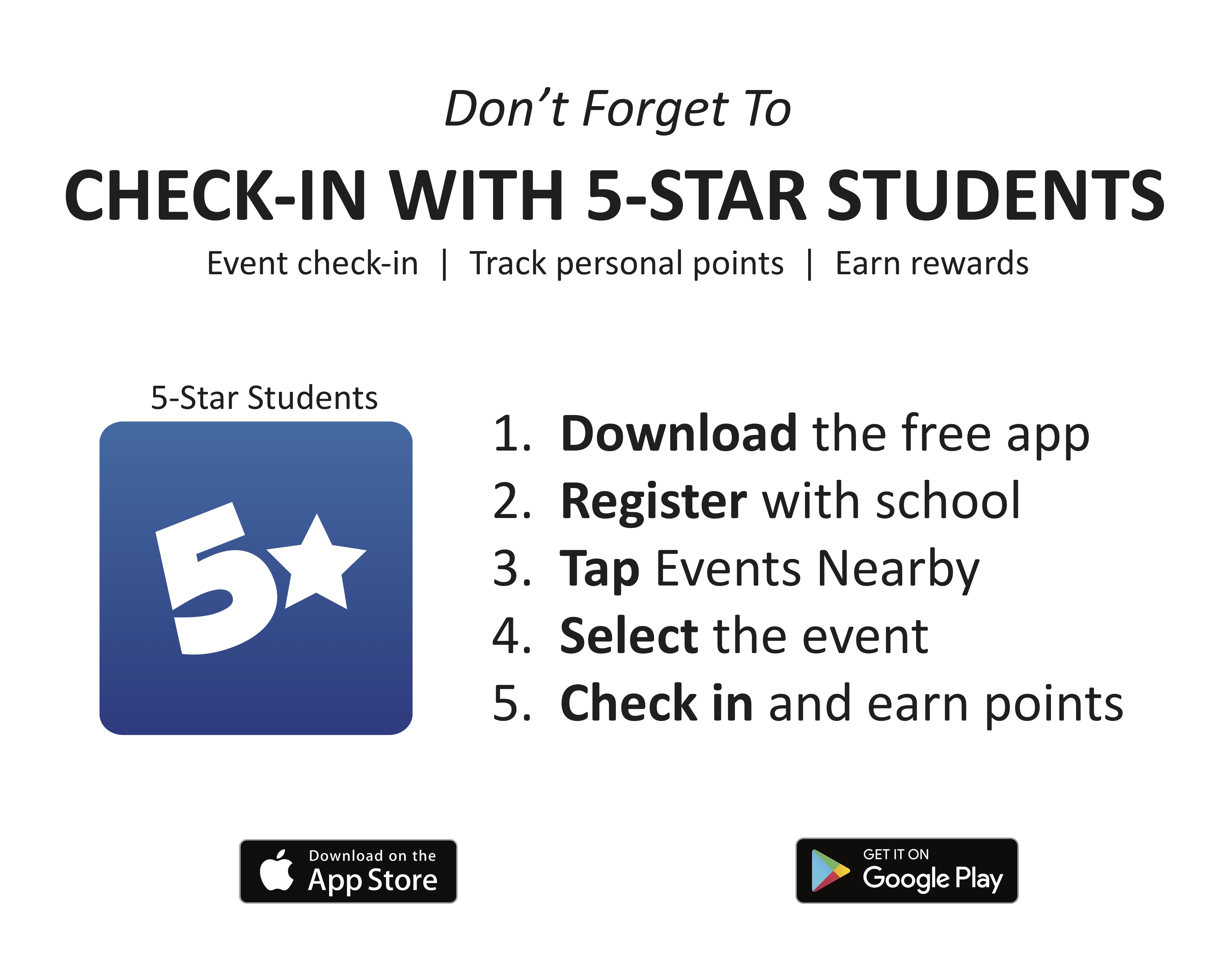 Instructions for how to download the app